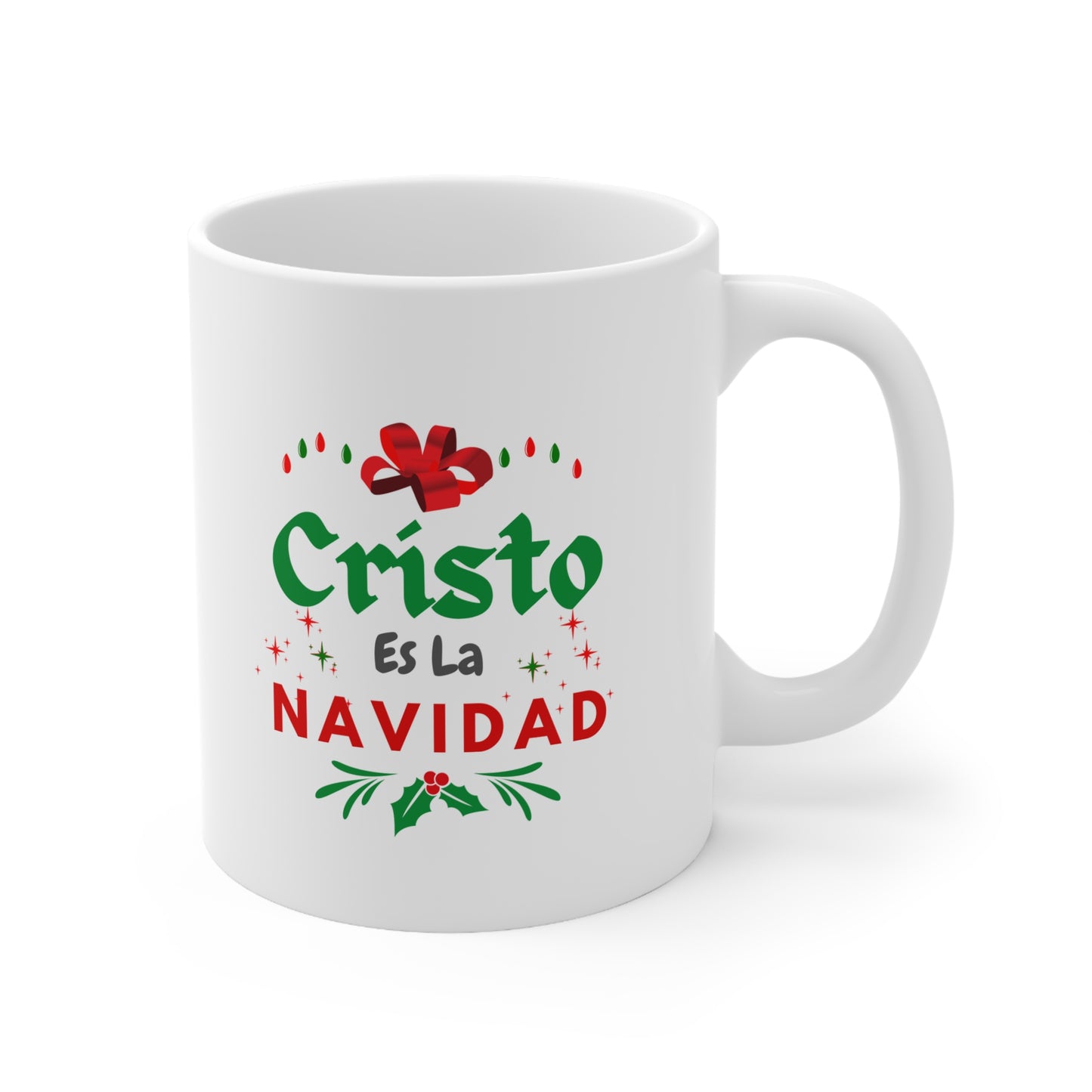Christmas mug- Cristo Es La Navidad Ceramic Mug 11oz