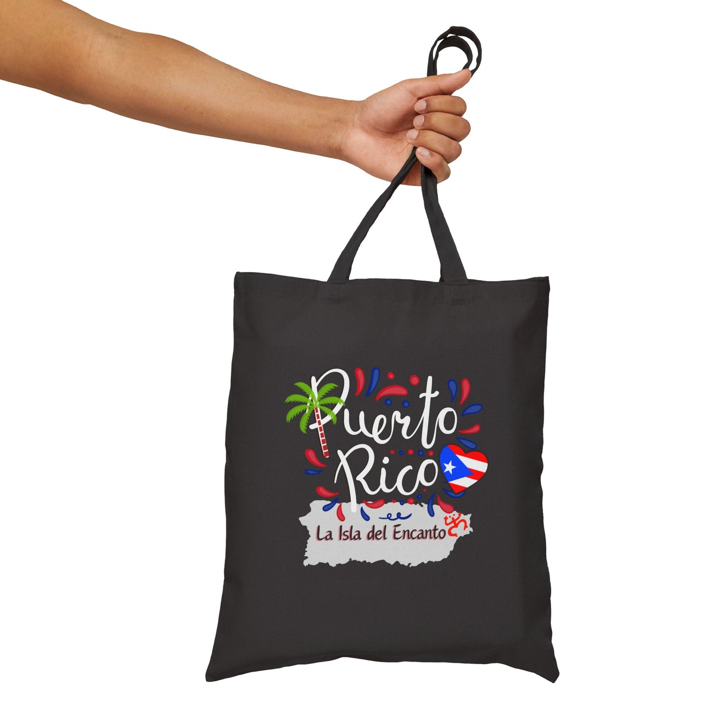Puerto Rico La Isla del encanto Cotton Canvas Tote Bag