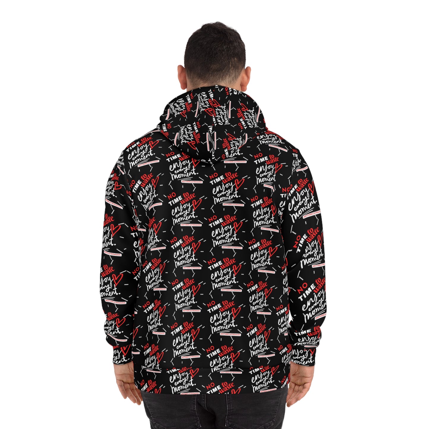 No Time to Waste - Fashion Black Hoodie (black)
