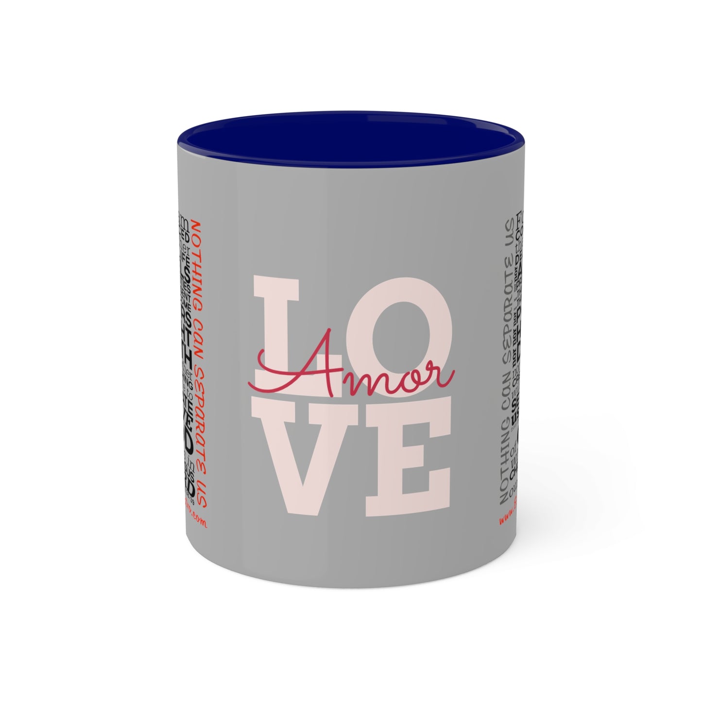 Christian Mugs 11oz Nothing Can Separate Us, Love, Romans, God Coffee Mug, Scripture Coffee Mug, Inspirational Coffee Mug, Christian Mug, Positive Coffee Mug, Gift for mom, About Love,
