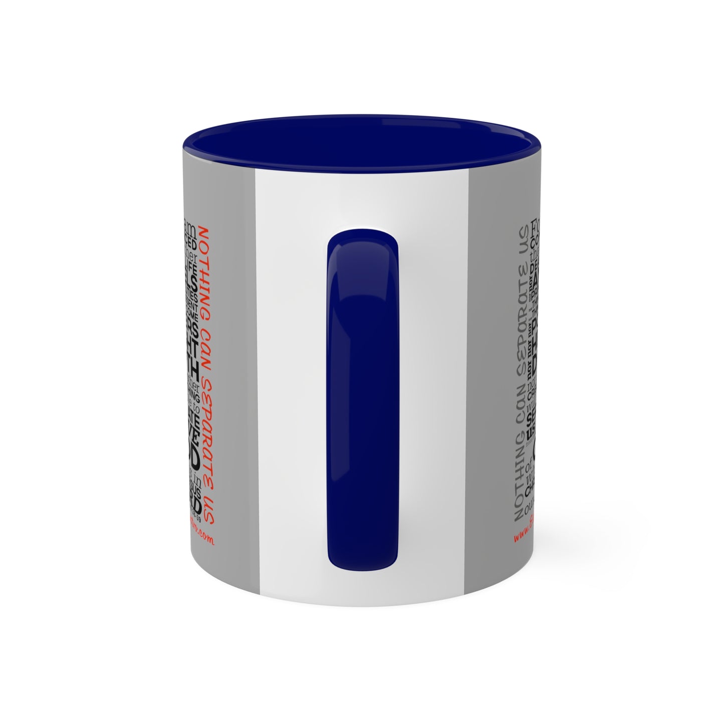 Christian Mugs 11oz Nothing Can Separate Us, Love, Romans, God Coffee Mug, Scripture Coffee Mug, Inspirational Coffee Mug, Christian Mug, Positive Coffee Mug, Gift for mom, About Love,