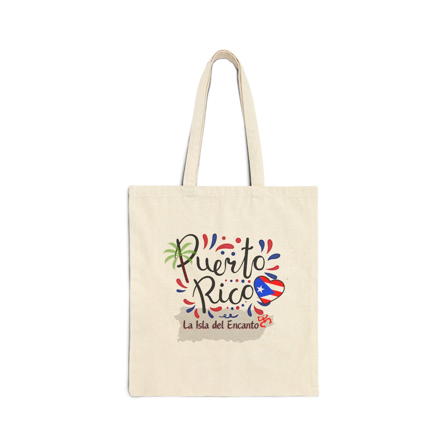 Puerto Rico La Isla del encanto Cotton Canvas Tote Bag
