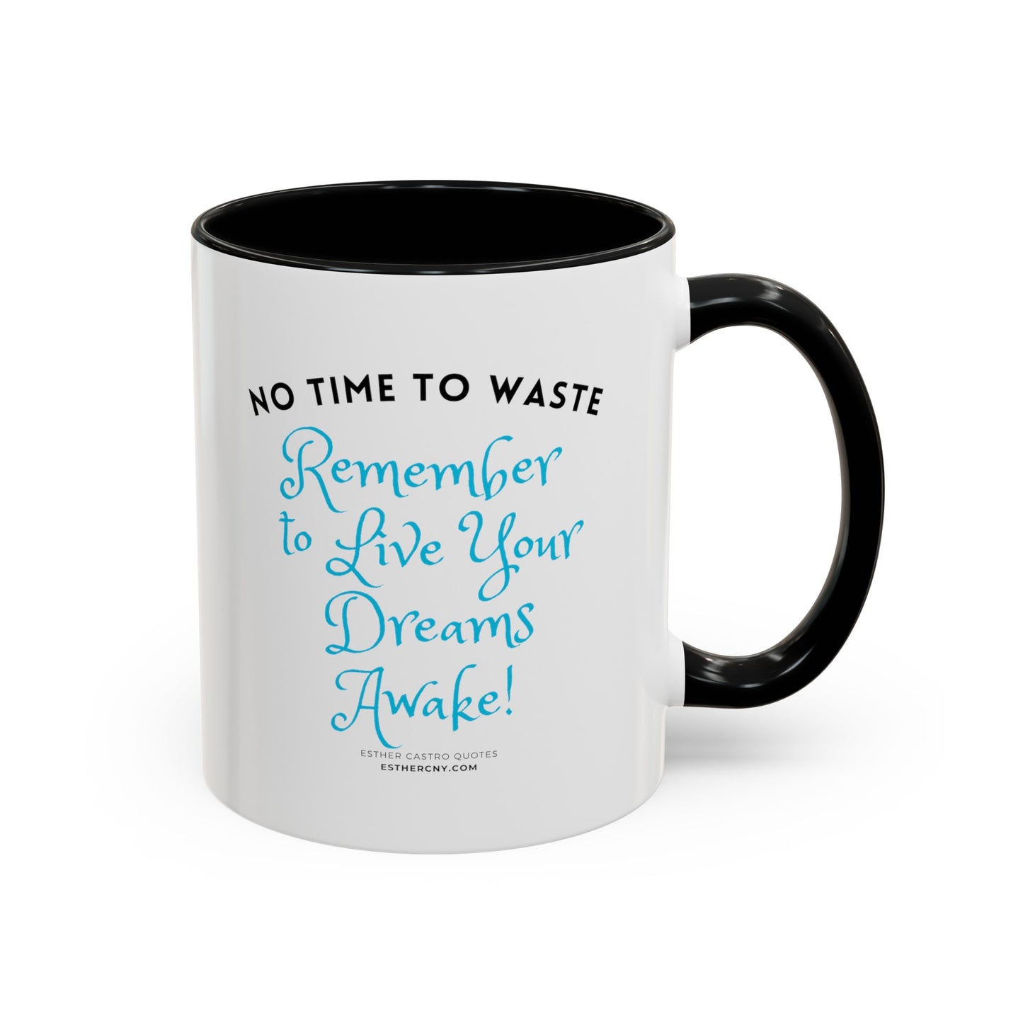 Springtime black & white French Bulldog Accent Coffee Mug, 11oz