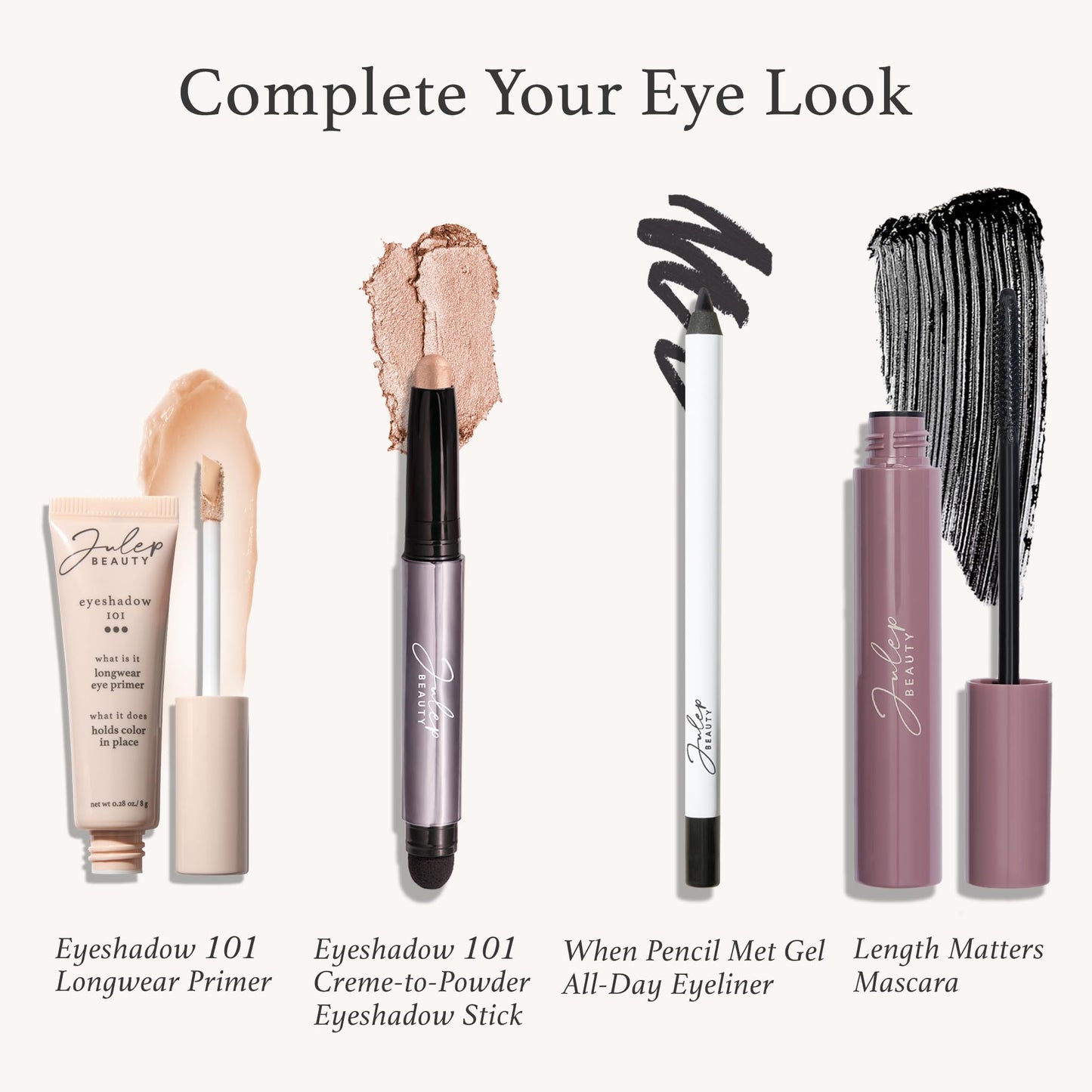 Julep Eyeshadow 101 Crème to Powder Waterproof Eyeshadow Stick, Midnight Blue Shimmer