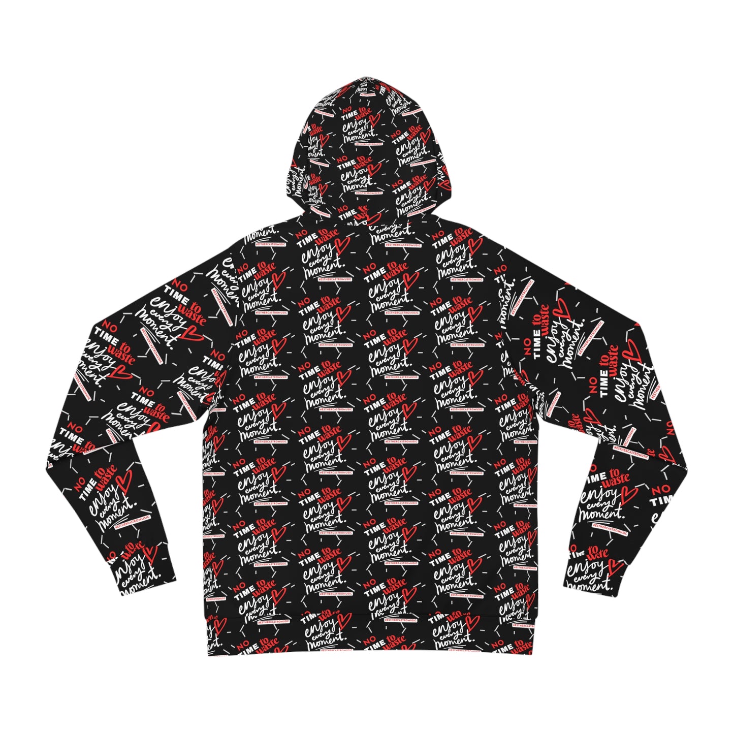 No Time to Waste - Fashion Black Hoodie (black)