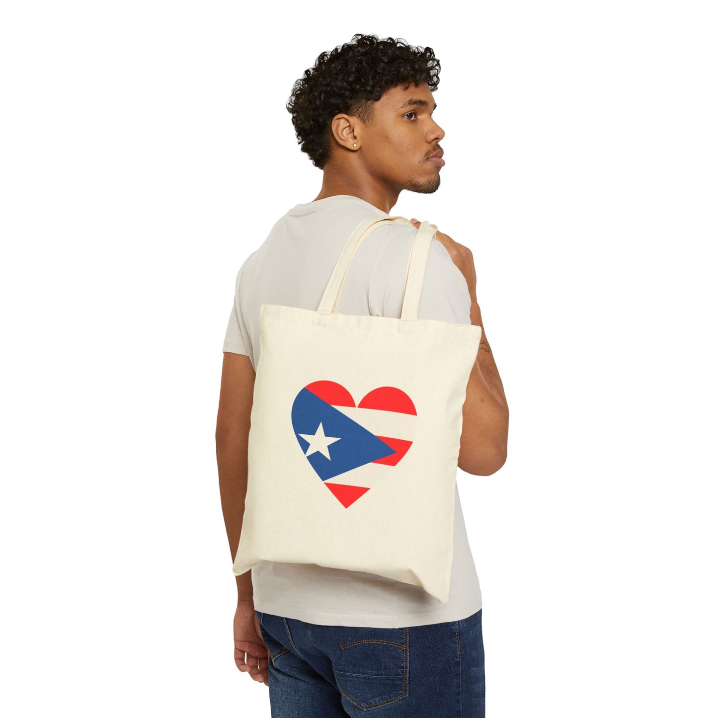 Puerto Rico La Isla del encanto Cotton Canvas Tote Bag