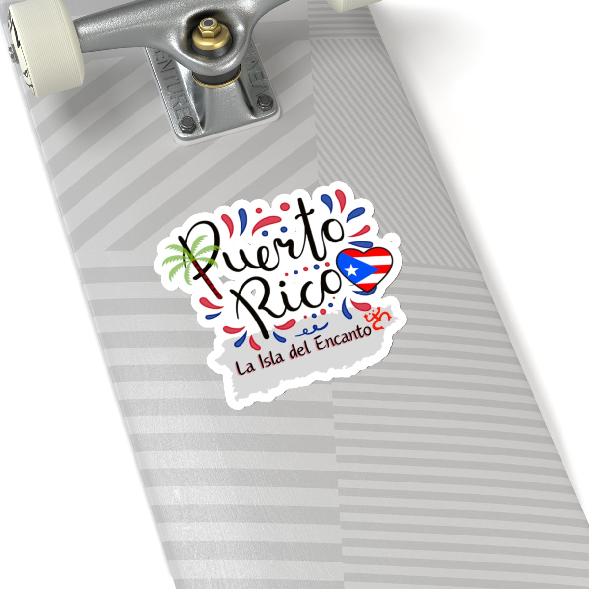 Puerto Rico Kiss-Cut Stickers