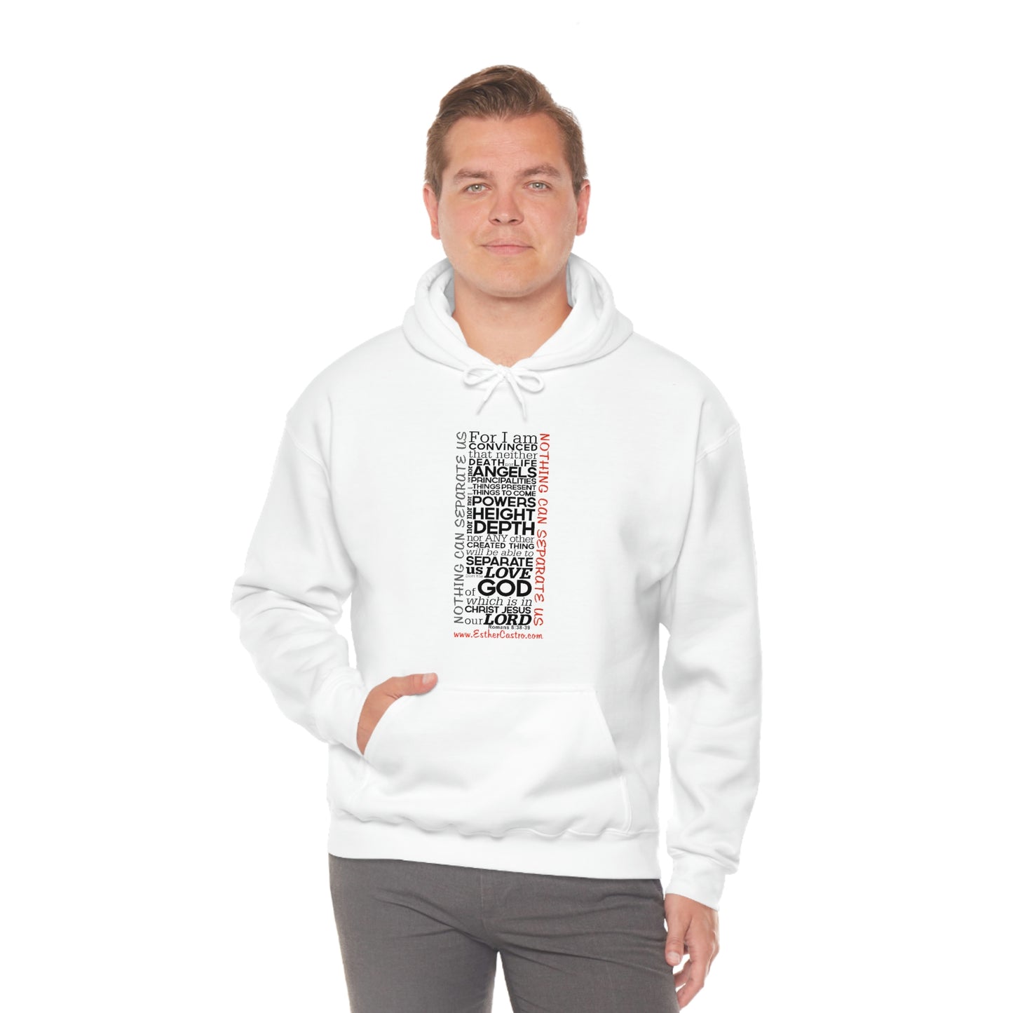 Unisex Heavy Blend™ Hooded Sweatshirt "Nothing Can Separate Us"