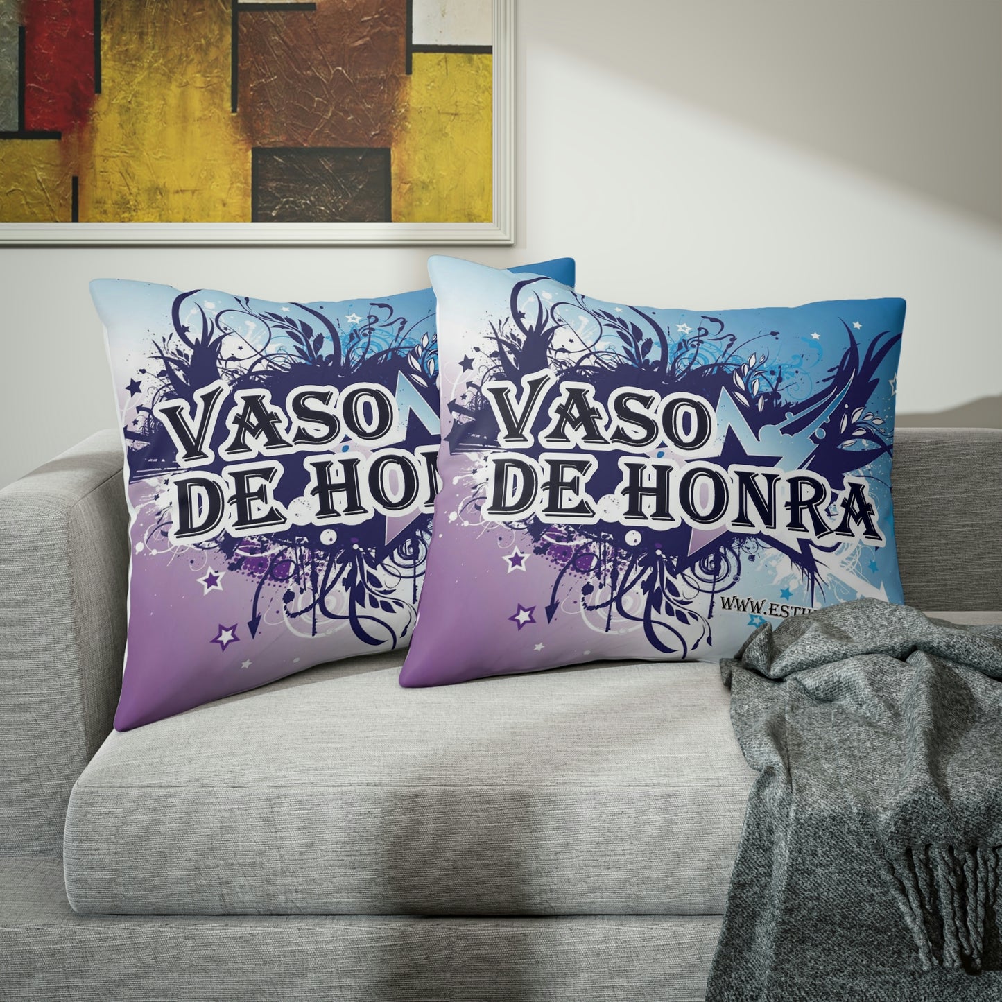 Vaso de Honra Pillow Sham- Christian Pillow, Scriptures Pillow Sham, Christian Home Decor | Vessel of Honor