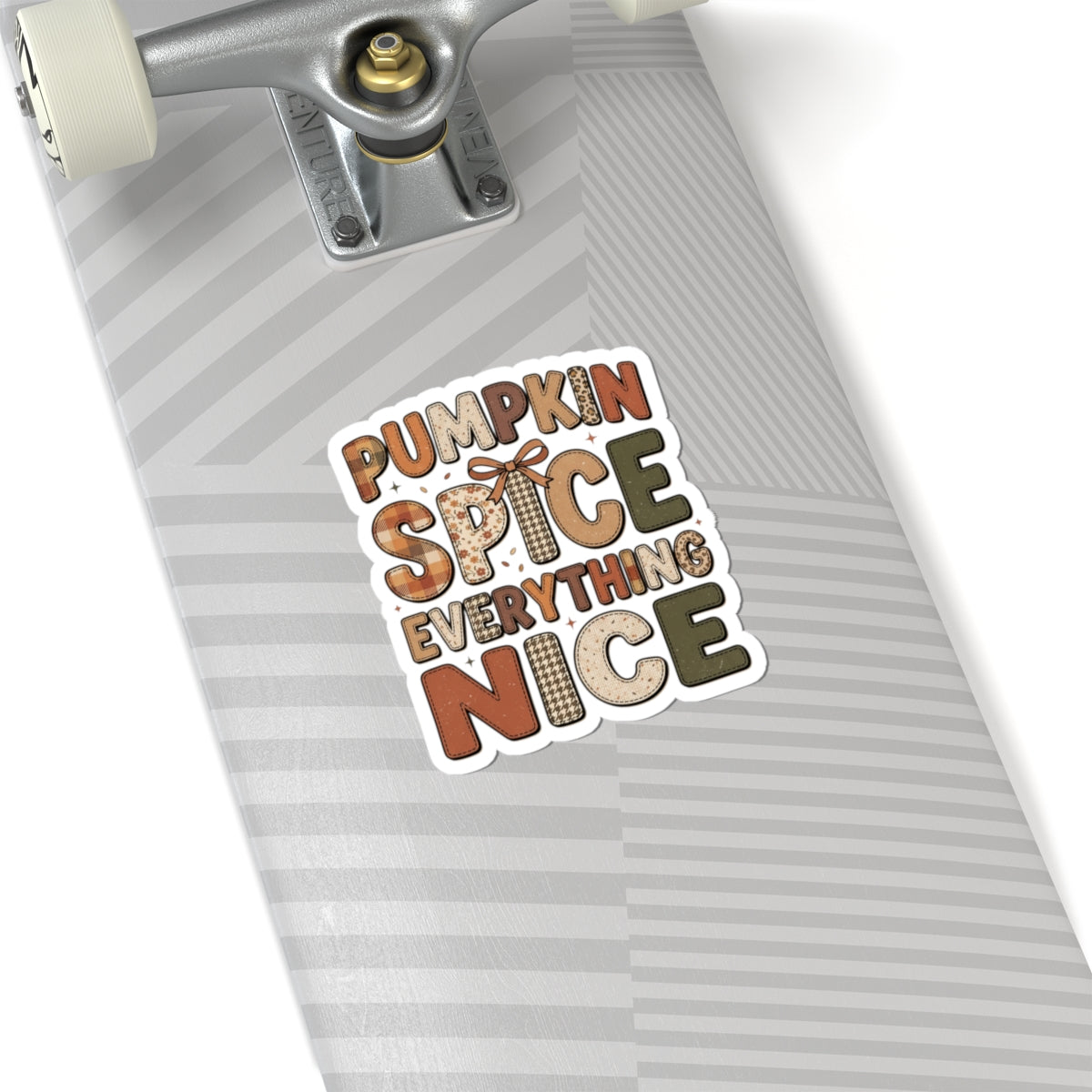 Pumpkin Spice Everything Nice Sticker | Fall Pumpkin Season Kiss-Cut