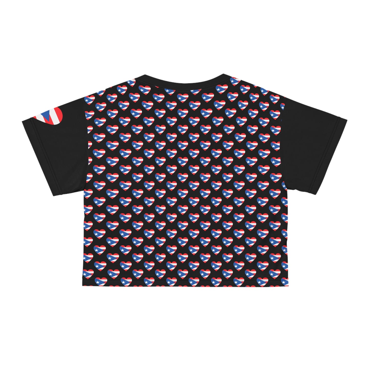 Puerto Rico "Isla del Encanto" Crop Tee — Tropical Island Pride Crop Top