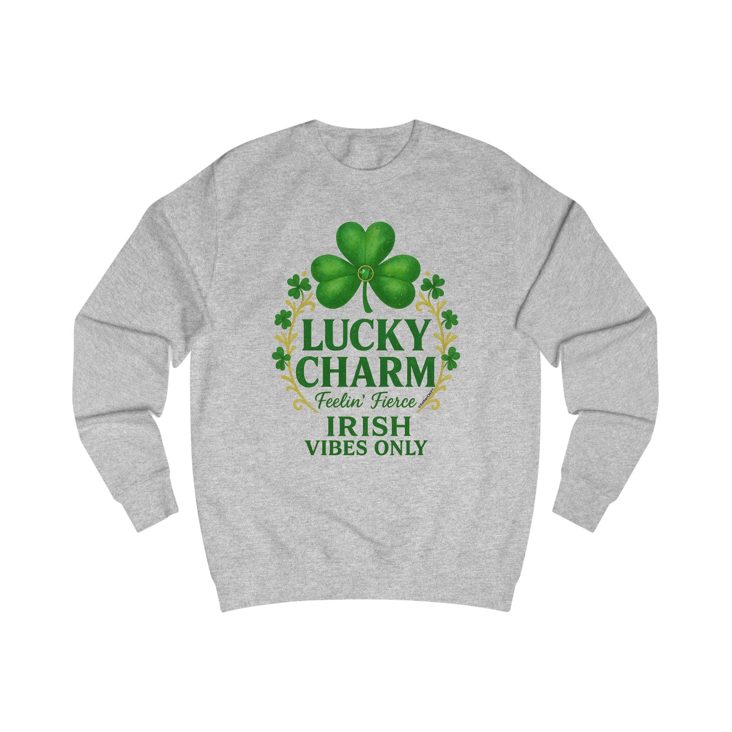 Lucky Charm Shamrock Sweatshirt — Irish Vibes St. Patrick’s Day