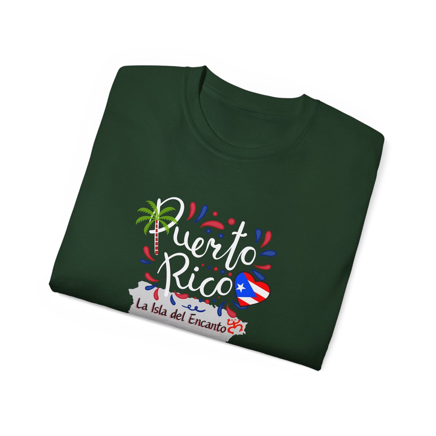 Puerto Rico La Isla del Encanto Unisex Ultra Cotton Tee