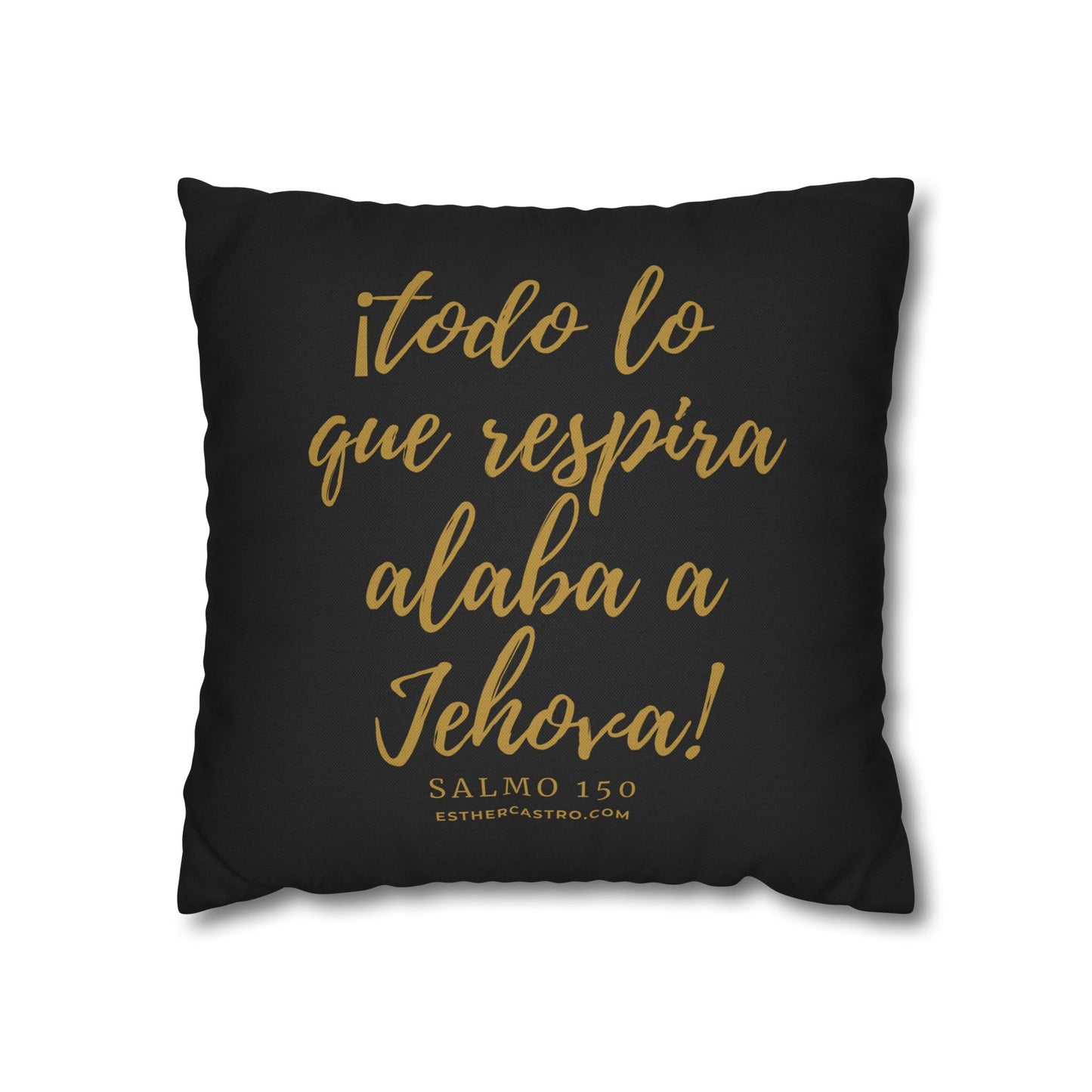 Salmo 150 Spun Polyester Square Pillow Case