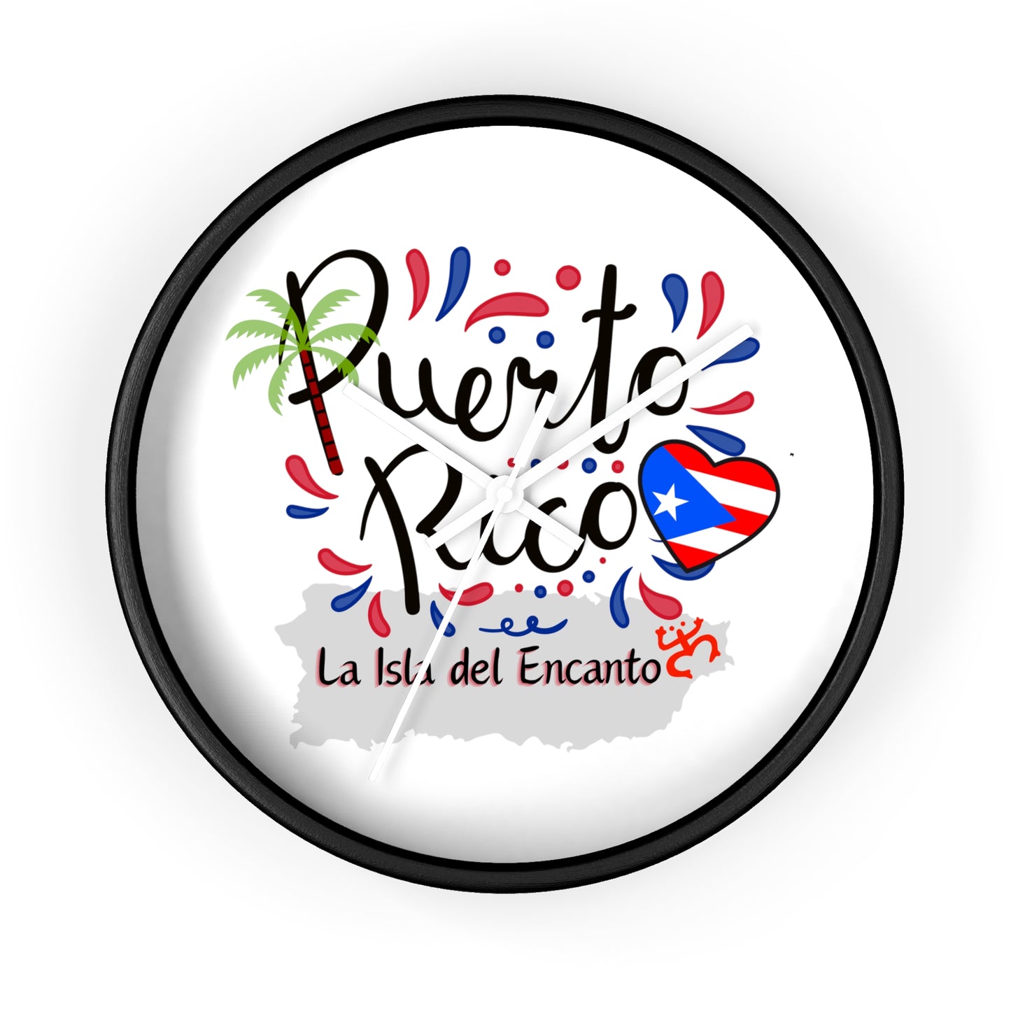 Puerto Rico Wall Clock