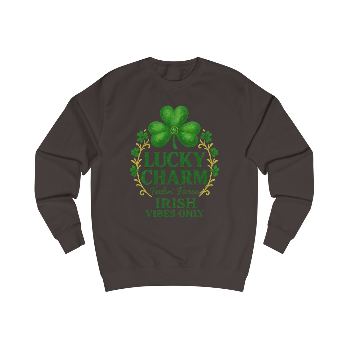Lucky Charm Shamrock Sweatshirt — Irish Vibes St. Patrick’s Day