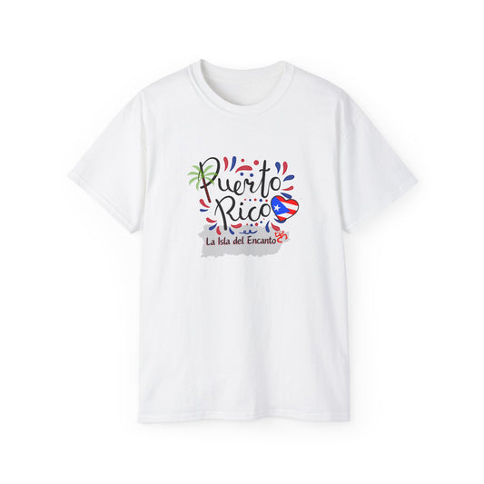 Puerto Rico La Isla del Encanto Unisex Ultra Cotton Tee