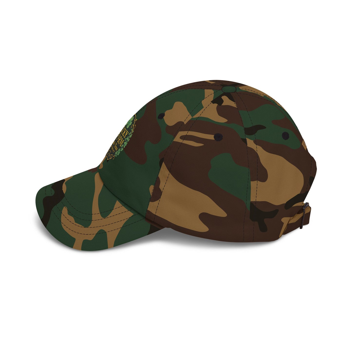 Embroidered 'Luck Charm Feelin' Fierce' Irish Vibes Dad Cap — St. Patrick's Hat