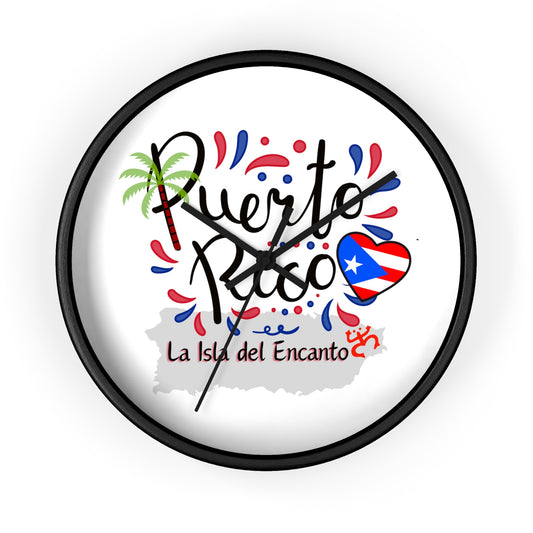 Puerto Rico Wall Clock