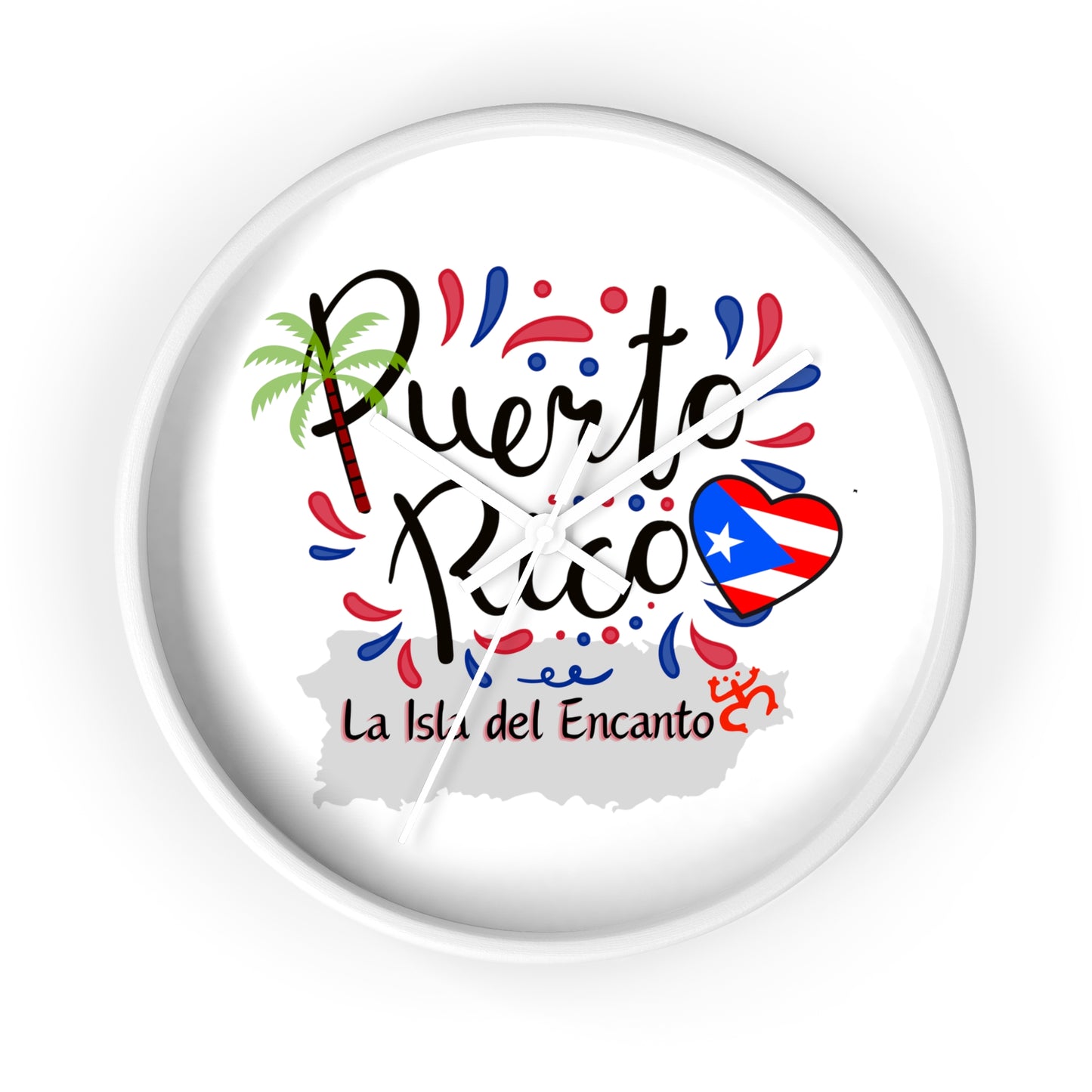 Puerto Rico Wall Clock