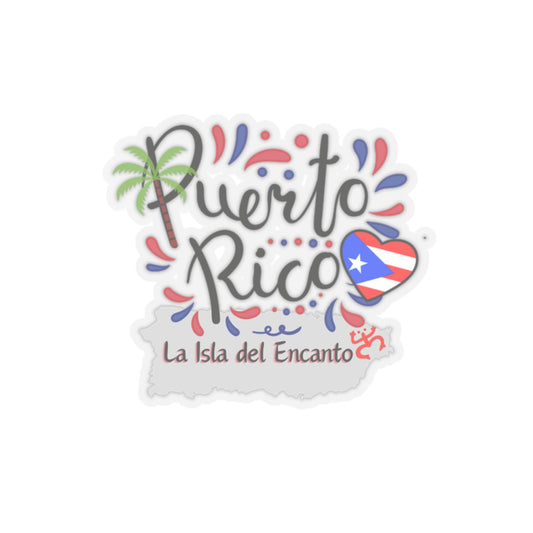 Puerto Rico Kiss-Cut Stickers