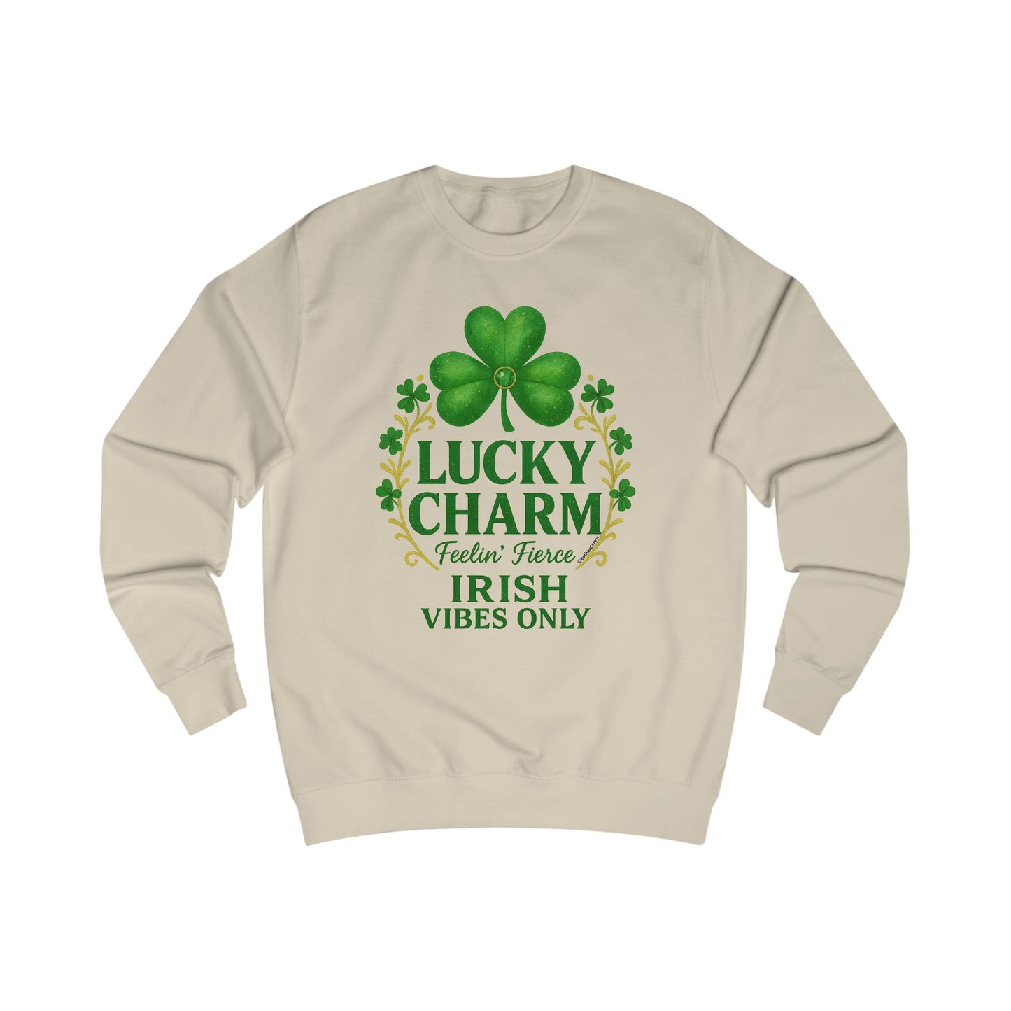 Lucky Charm Shamrock Sweatshirt — Irish Vibes St. Patrick’s Day
