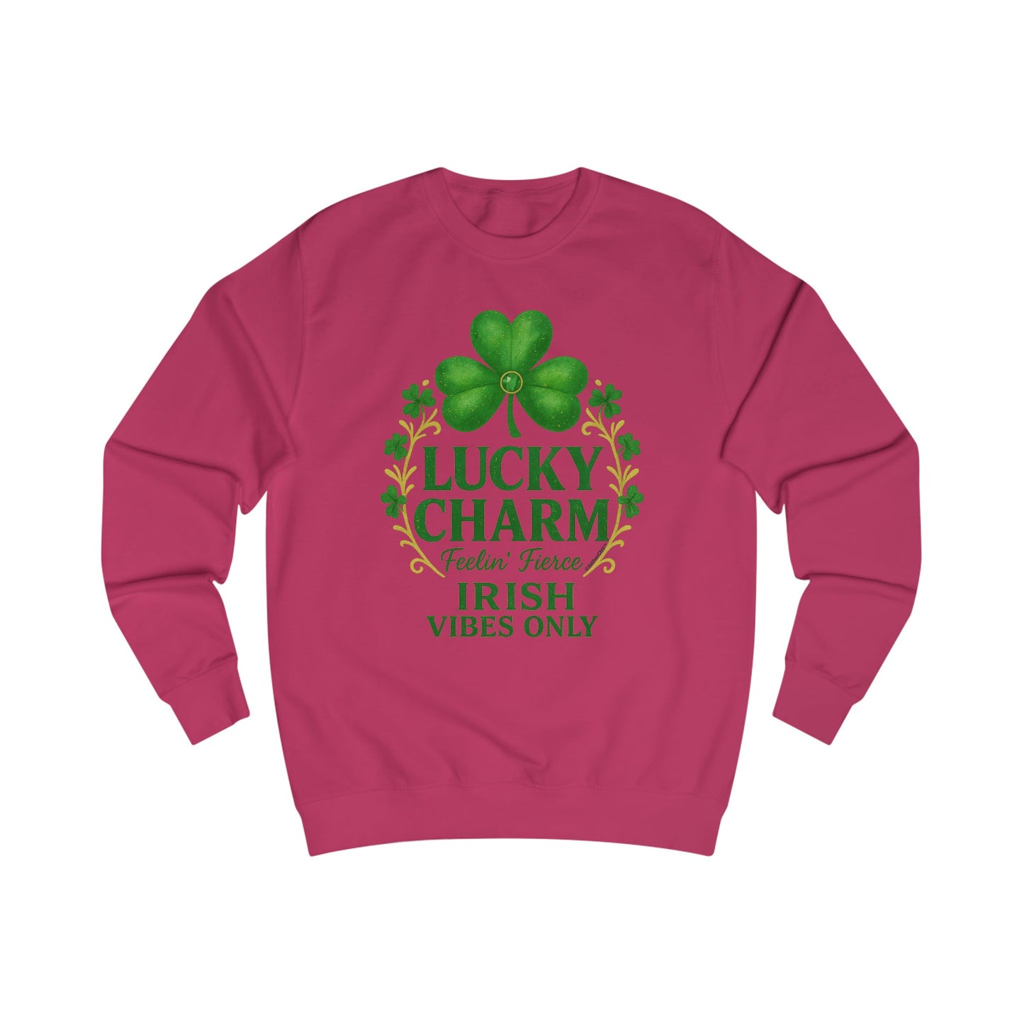 Lucky Charm Shamrock Sweatshirt — Irish Vibes St. Patrick’s Day
