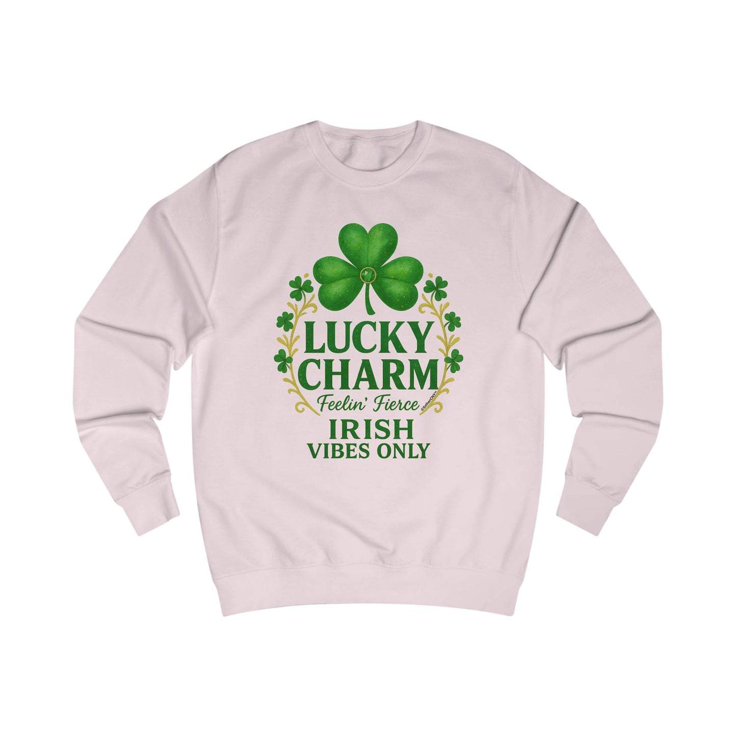 Lucky Charm Shamrock Sweatshirt — Irish Vibes St. Patrick’s Day