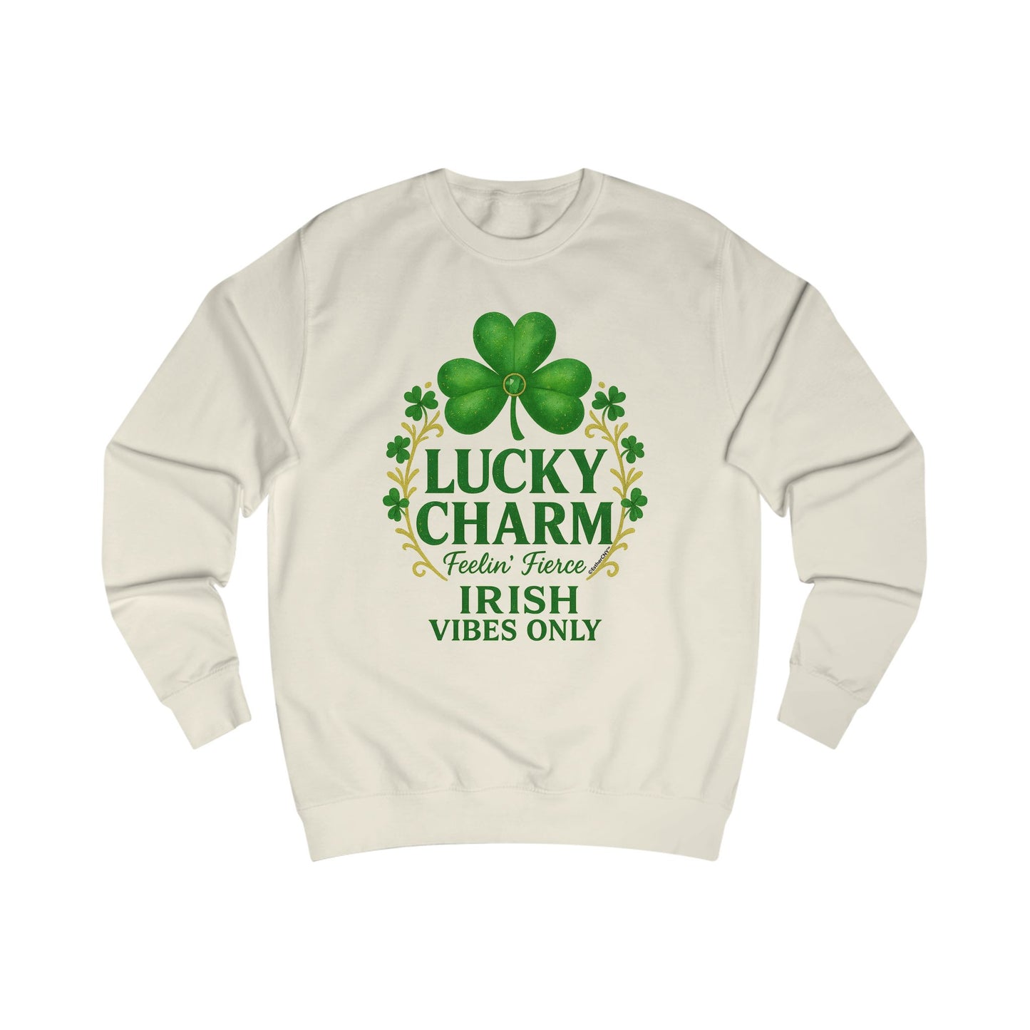 Lucky Charm Shamrock Sweatshirt — Irish Vibes St. Patrick’s Day