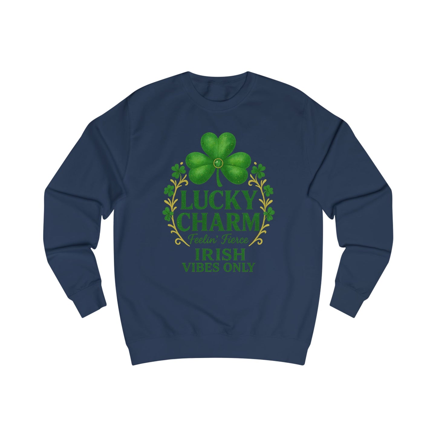 Lucky Charm Shamrock Sweatshirt — Irish Vibes St. Patrick’s Day