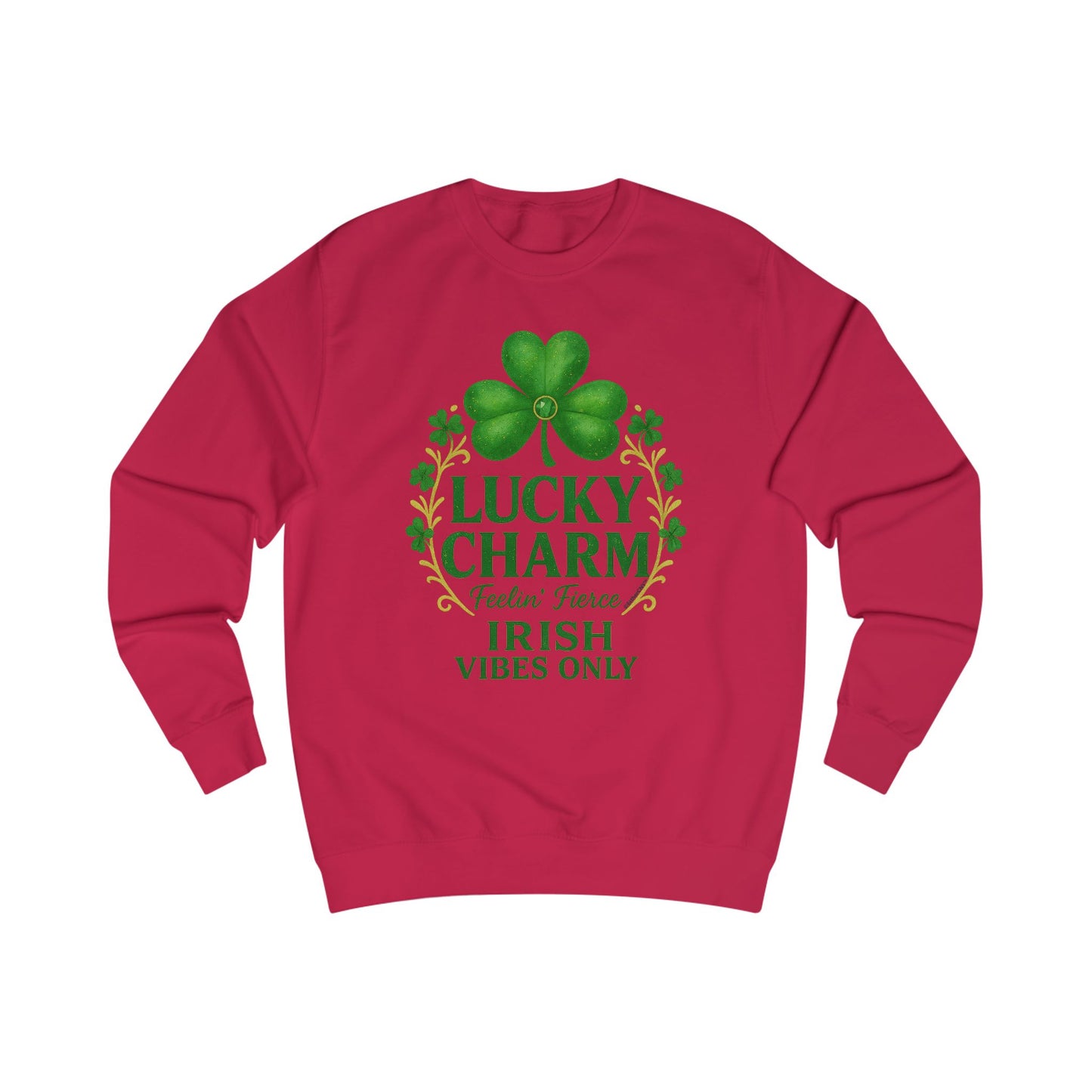 Lucky Charm Shamrock Sweatshirt — Irish Vibes St. Patrick’s Day