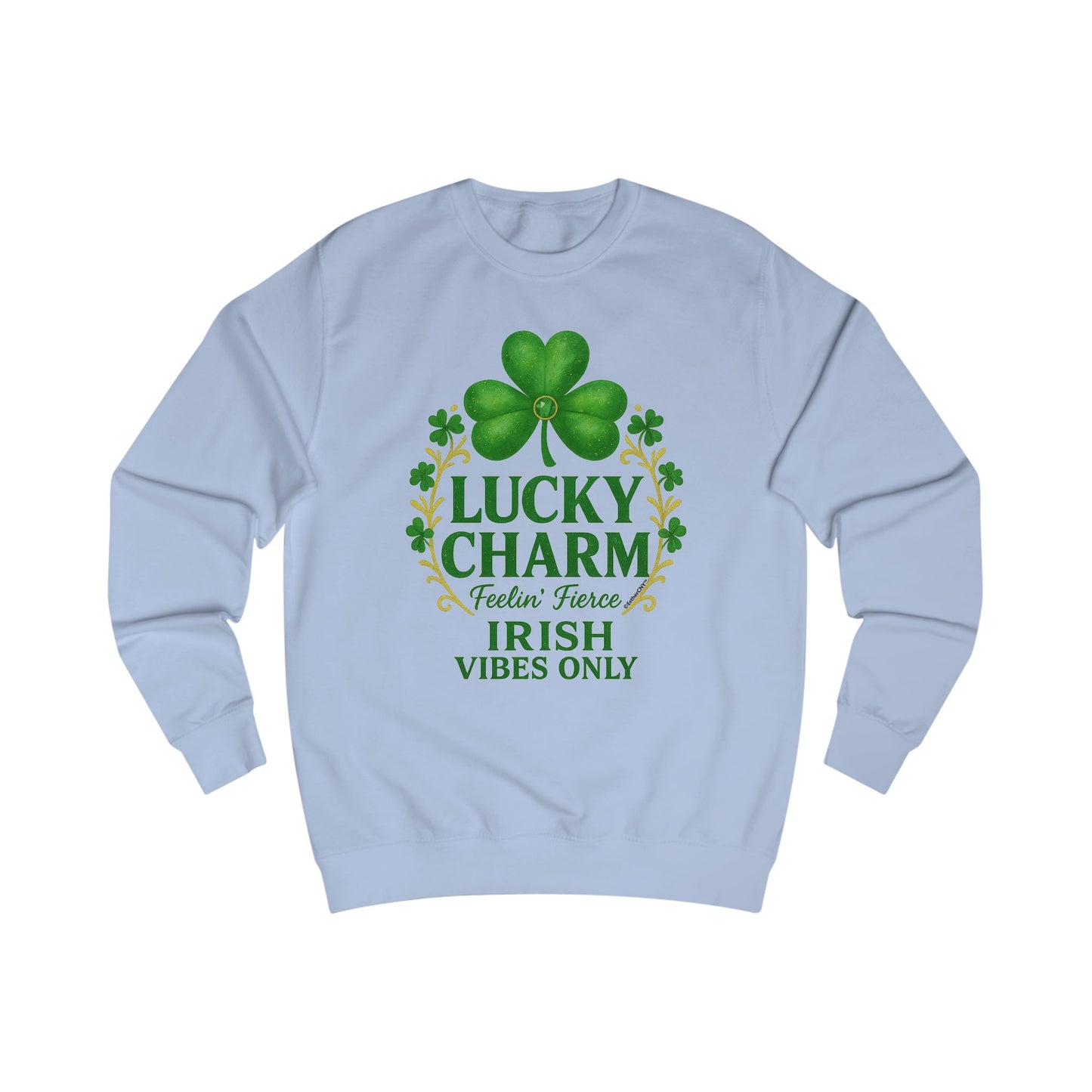 Lucky Charm Shamrock Sweatshirt — Irish Vibes St. Patrick’s Day