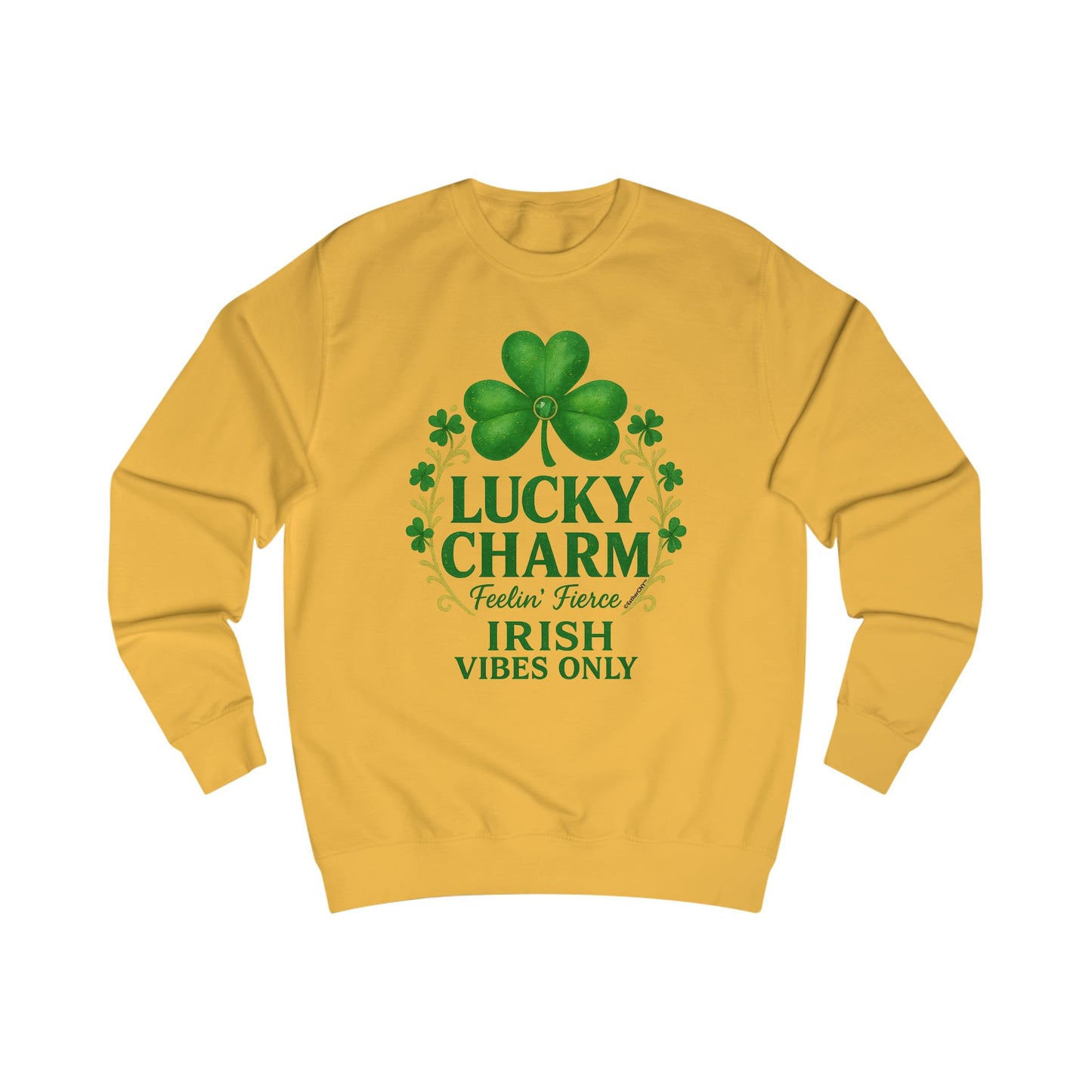 Lucky Charm Shamrock Sweatshirt — Irish Vibes St. Patrick’s Day