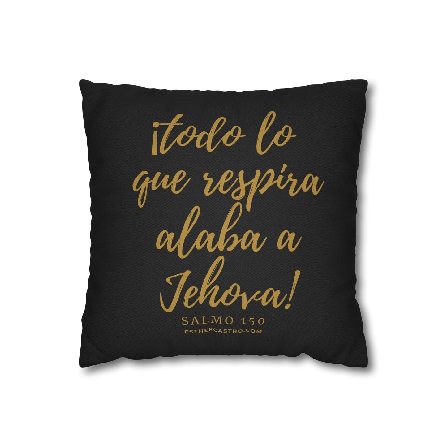 Salmo 150 Spun Polyester Square Pillow Case
