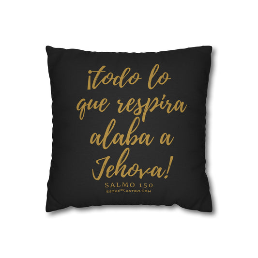 Salmo 150 Spun Polyester Square Pillow Case