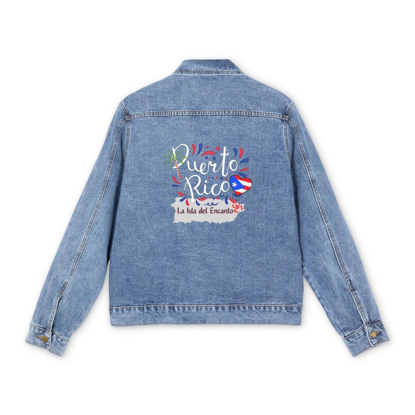 Puerto Rico Men's Denim Jacket